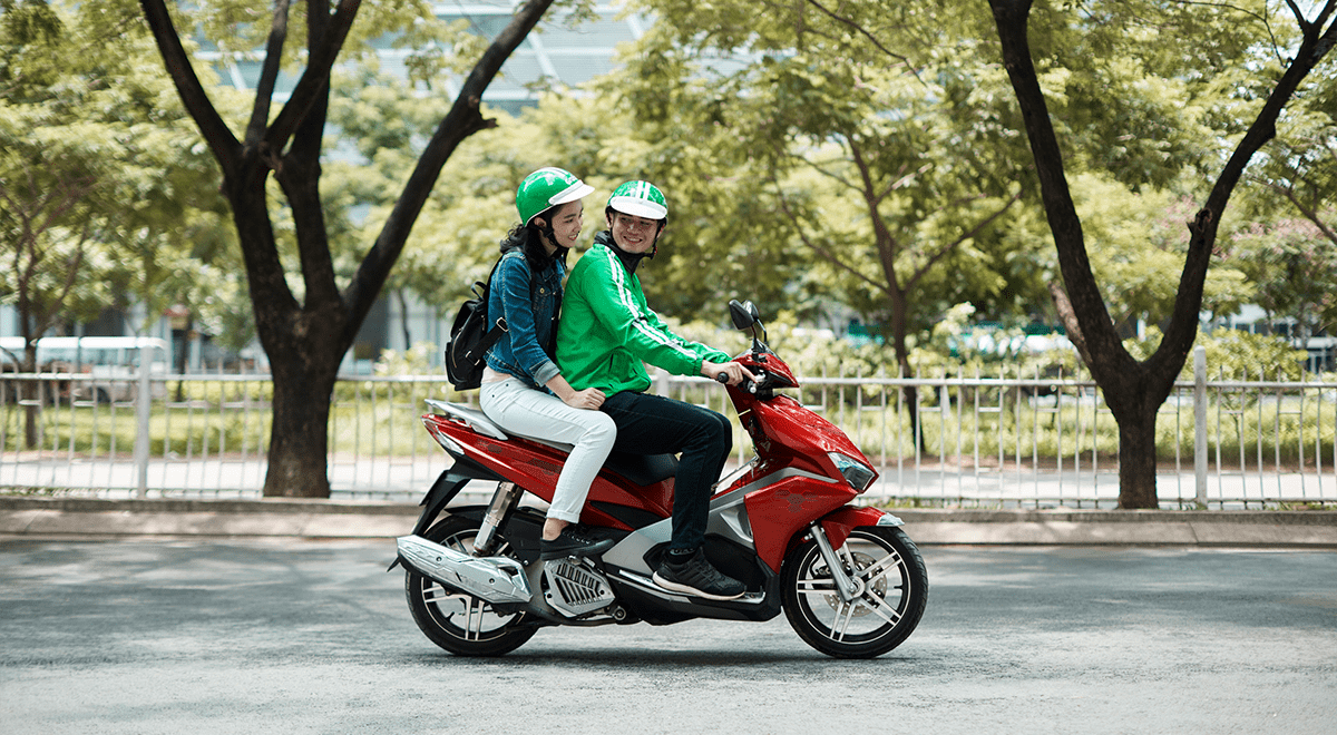 Da Nang Grab scooter